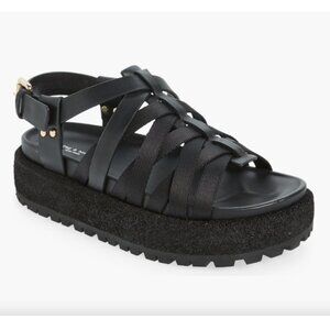 Rag & Bone Park Platform Fisherman Sandals Black